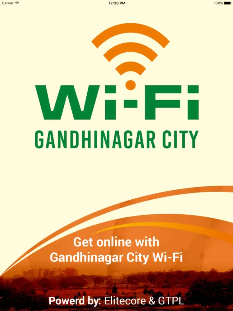 Gandhinagar City Wi-Fi iPad  Screenshots