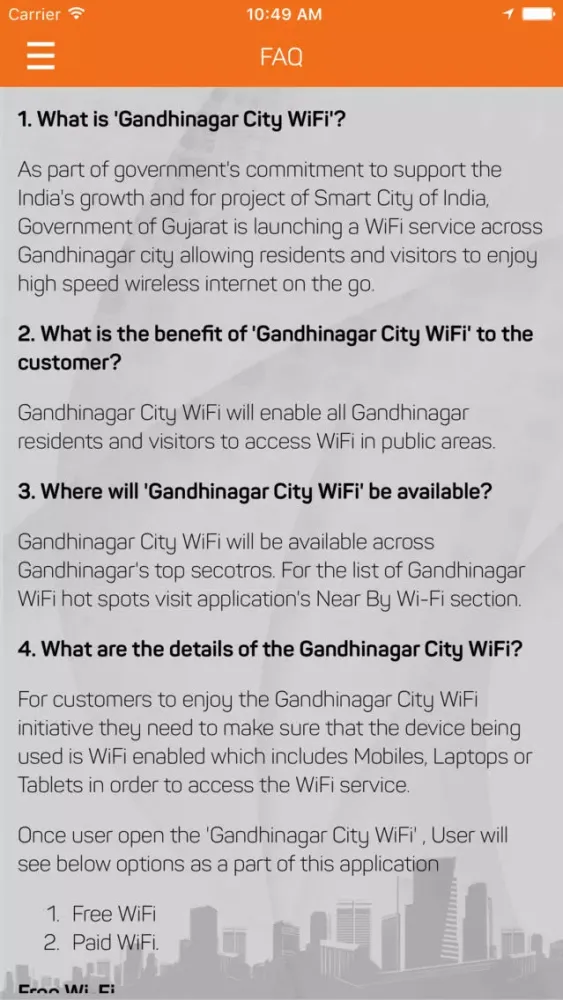Gandhinagar City Wi-Fi Screenshots
