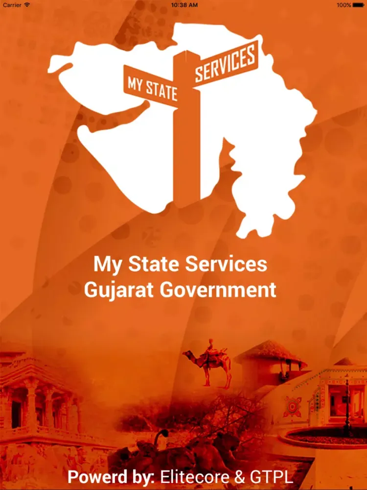 Zrzuty ekranu Government Of Gujarat Services iPad 