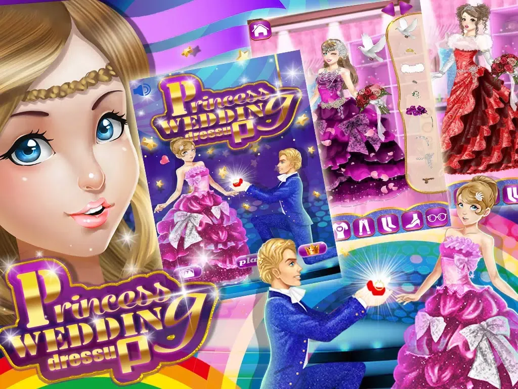 ภาพหน้าจอของ princess wedding dressup !!!! iPad 