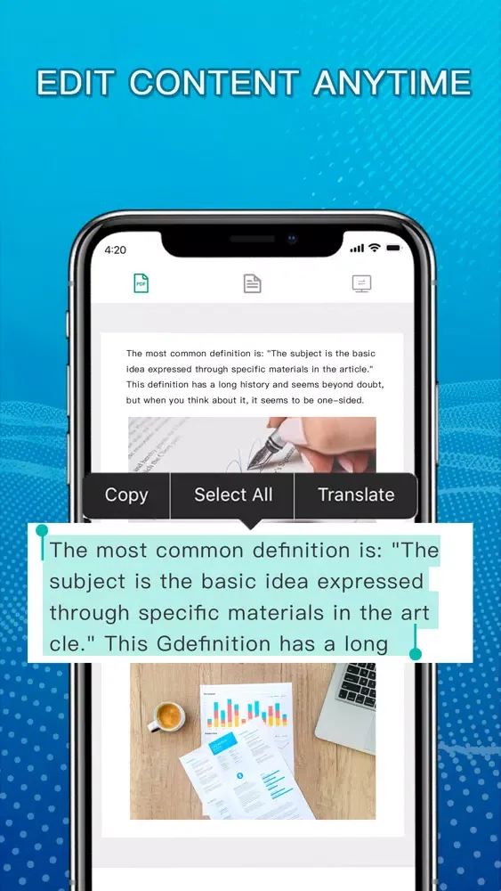 PDFGuru - PDF Scanner&Template Screenshots