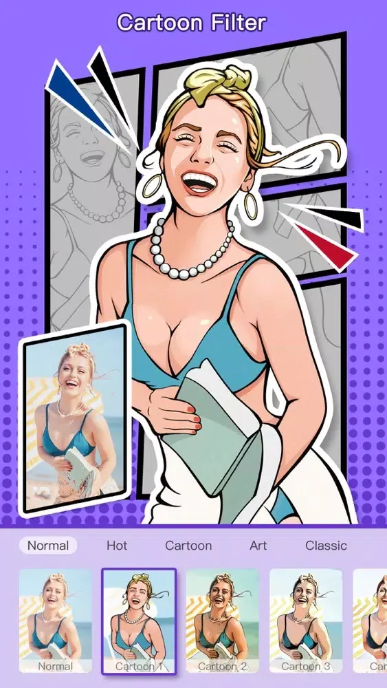 صور TicShot-Cartoon Effect&Sticker