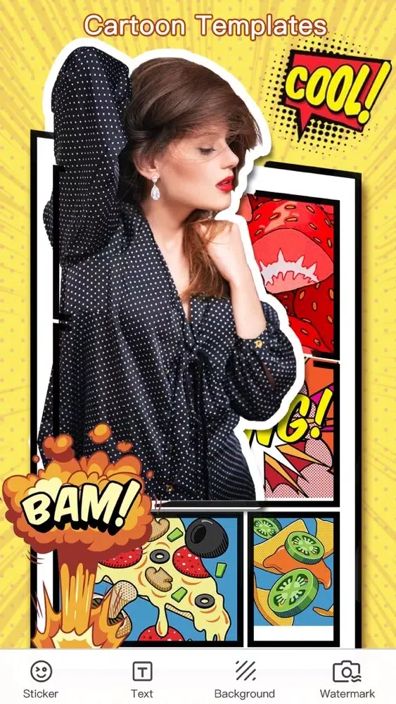 صور TicShot-Cartoon Effect&Sticker