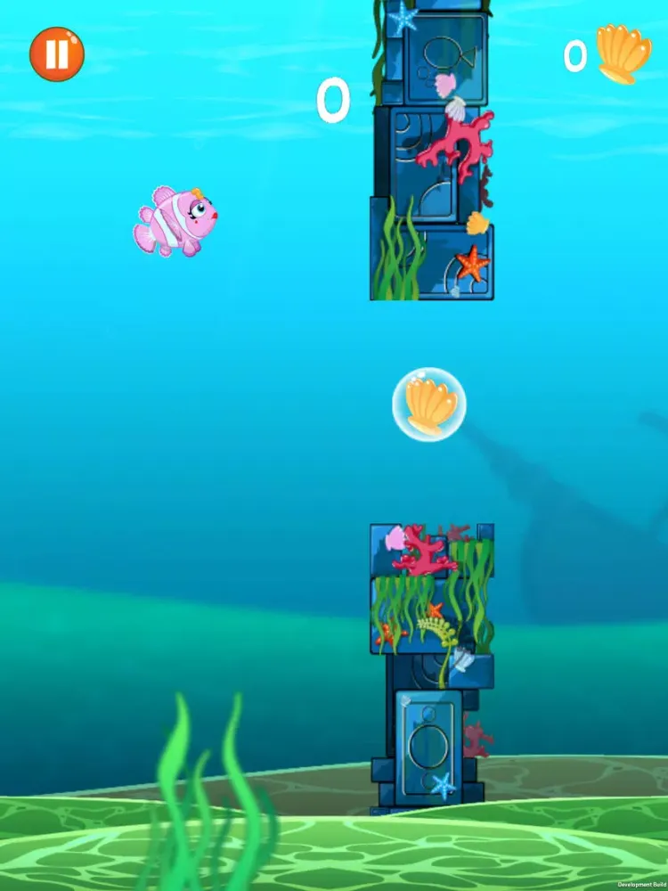 Tangkapan skrin Flappy Fin & Friends iPad 