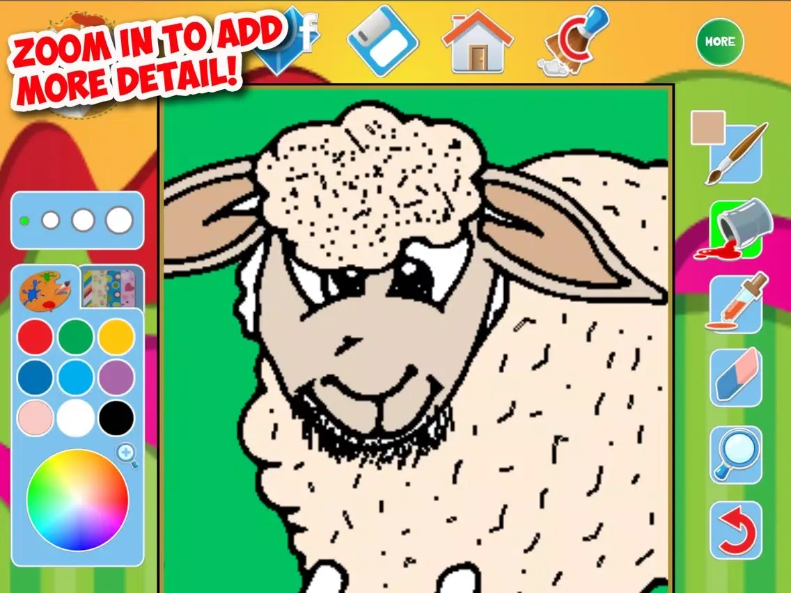 My Great Big Coloring Book iPad  স্ক্রিনশট
