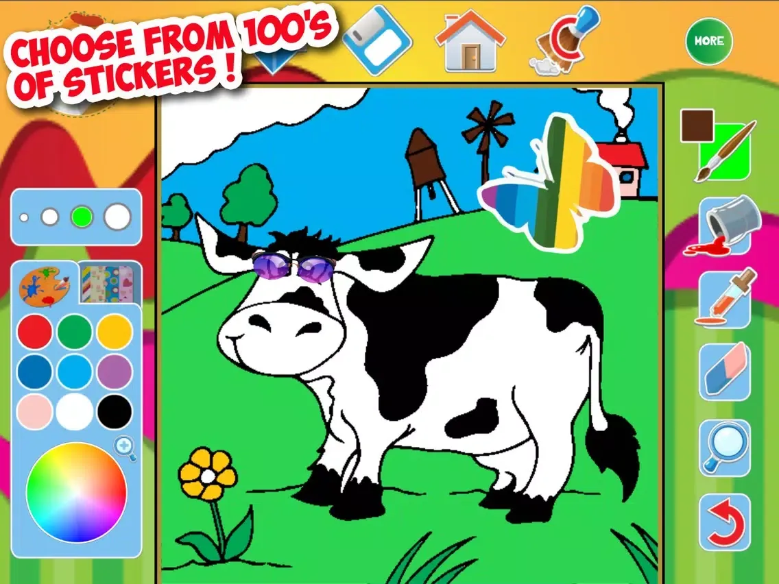 My Great Big Coloring Book iPad  স্ক্রিনশট