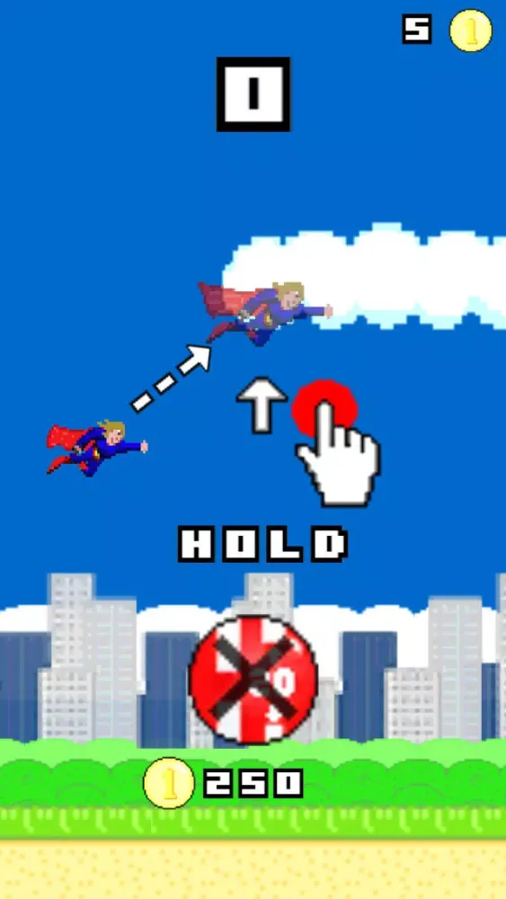 Captain Super Dude - The Amazing Flying Superhero スクリーンショット
