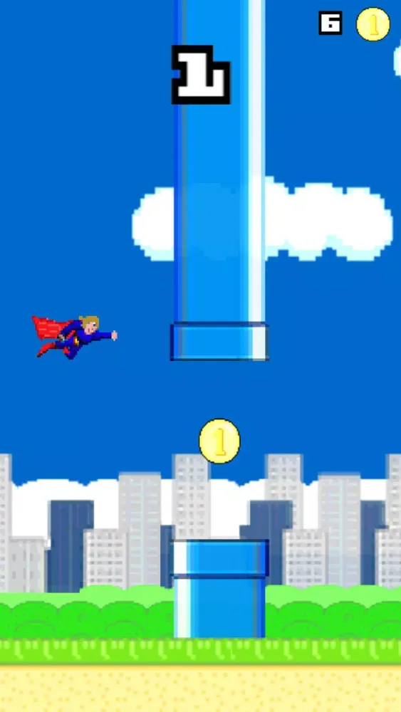 Captain Super Dude - The Amazing Flying Superhero スクリーンショット