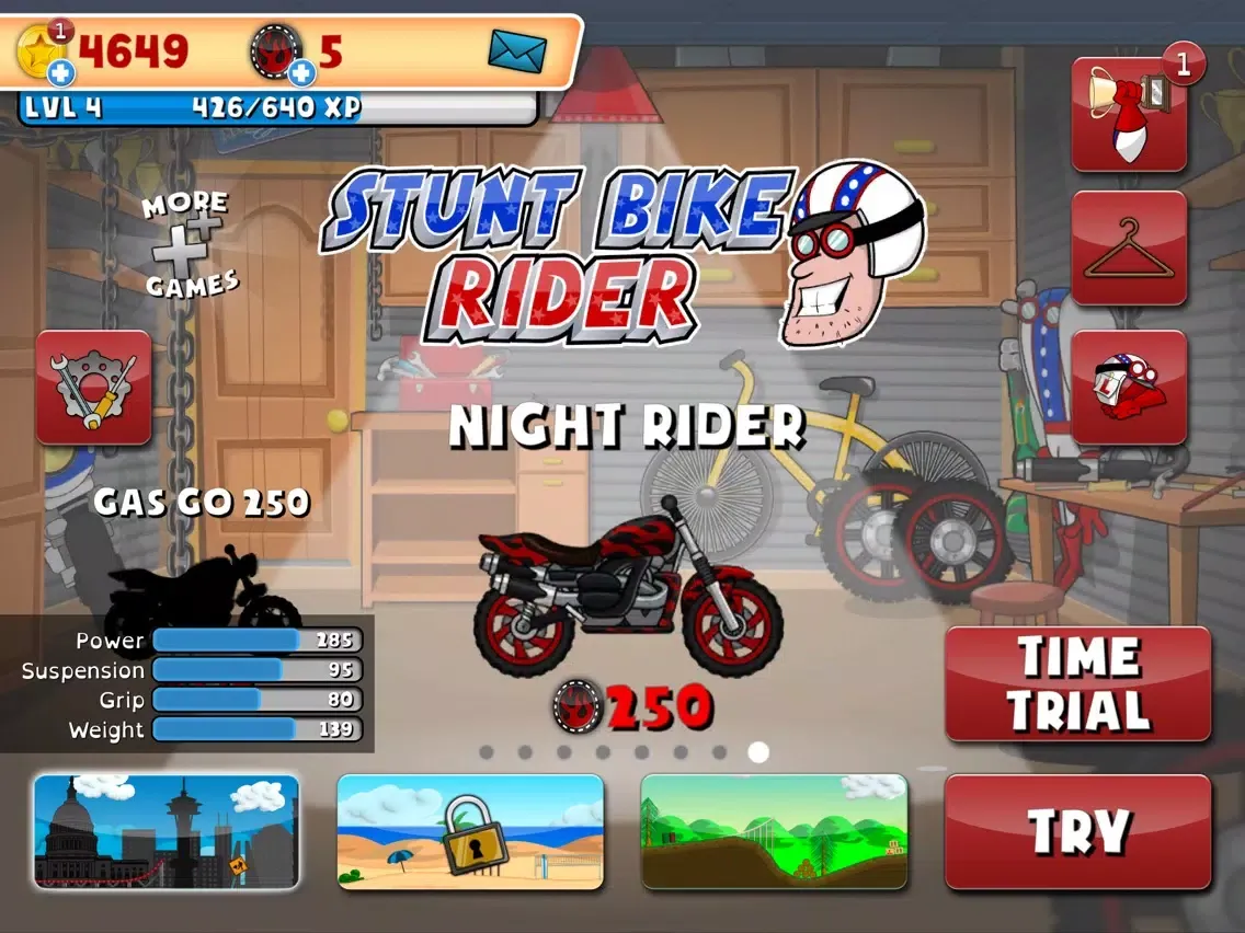 Stunt Bike Rider - Extreme Racer iPad  Screenshots