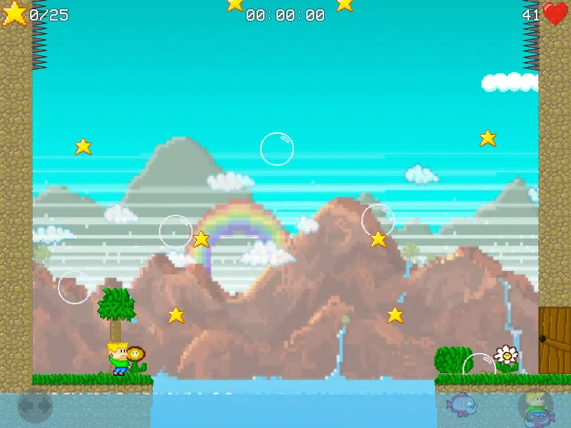 ภาพหน้าจอของ Super Jump Boy Adventures iPad 
