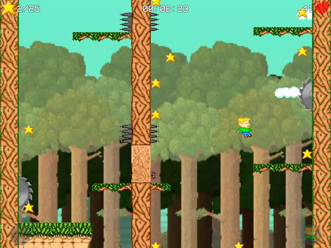 ภาพหน้าจอของ Super Jump Boy Adventures iPad 