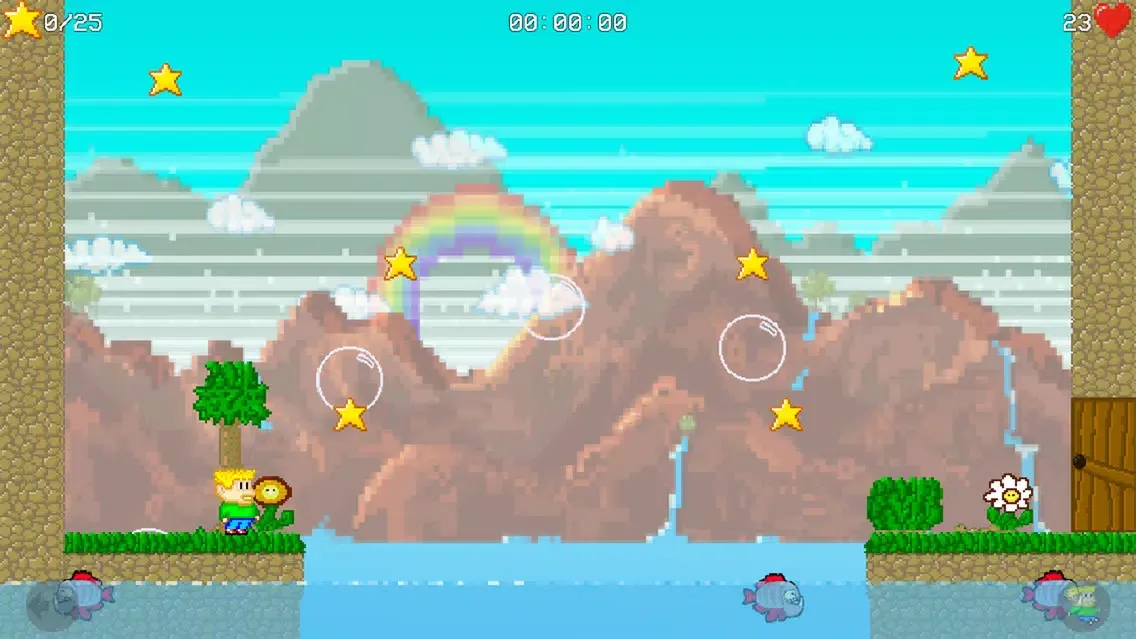 ภาพหน้าจอของ Super Jump Boy Adventures