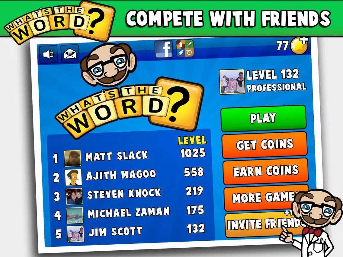 What's the Word? - Word Puzzle Quiz FREE iPad 应用截图