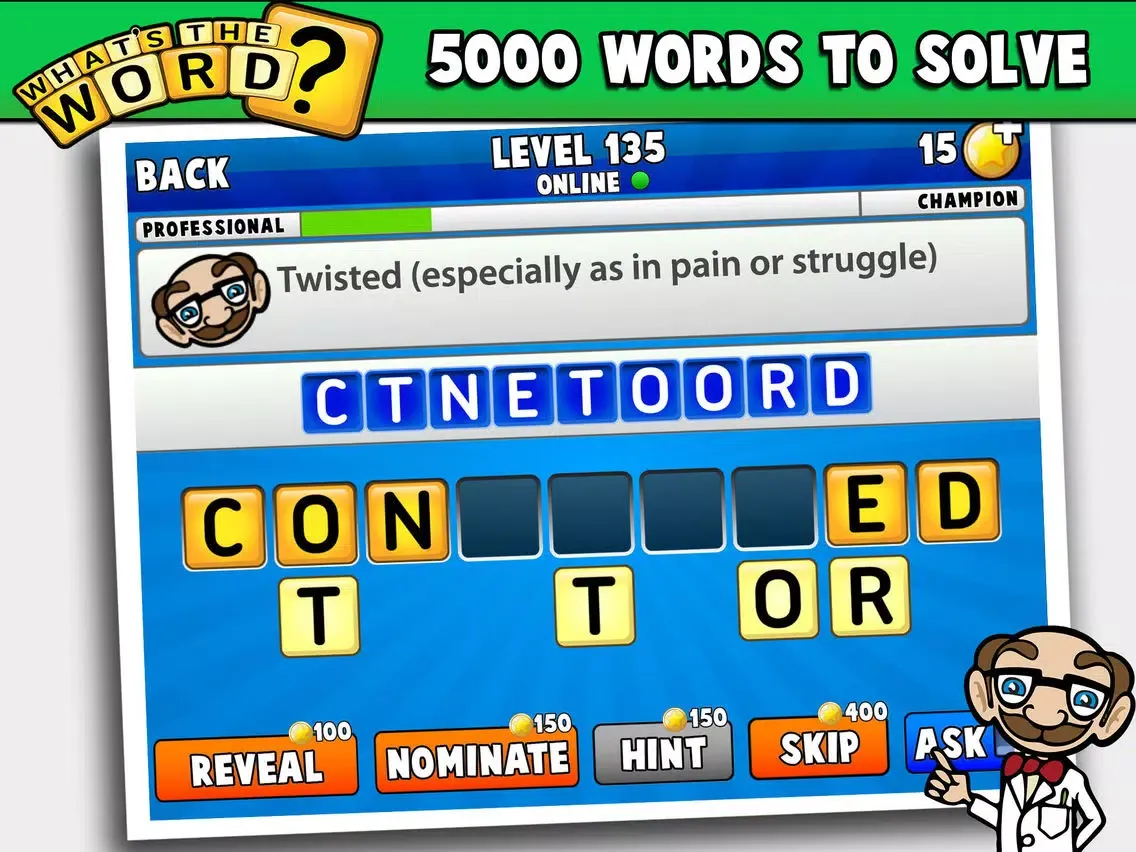 What's the Word? - Word Puzzle Quiz FREE iPad 应用截图
