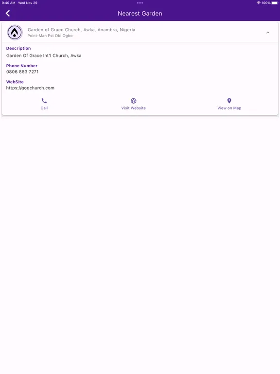 GOG Church iPad  Screenshots