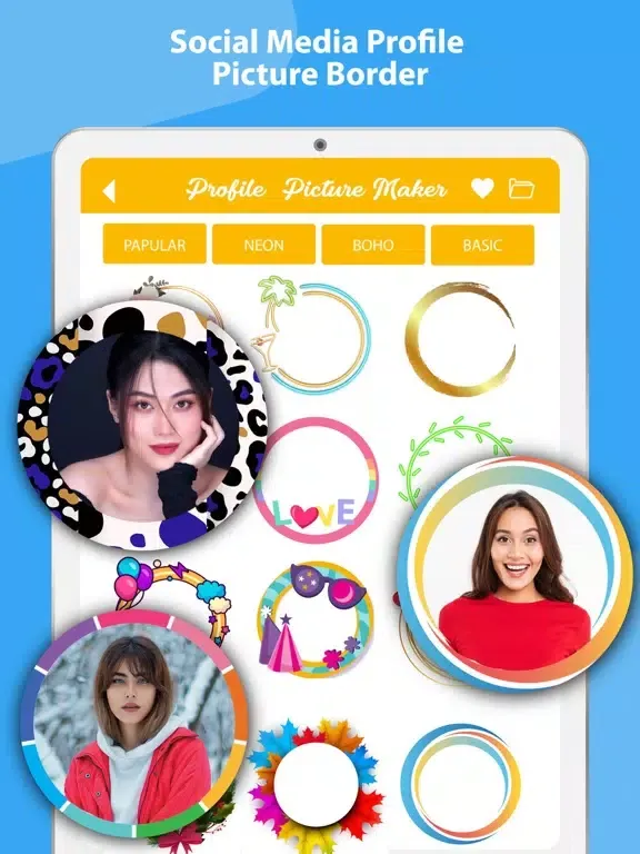 تصاویر Profile Picture Maker Avatar iPad 