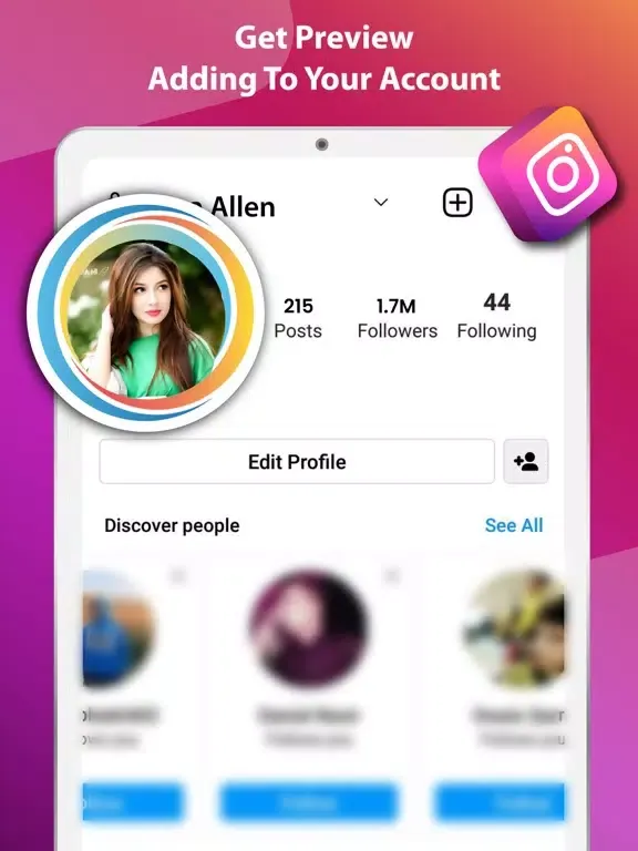 تصاویر Profile Picture Maker Avatar iPad 