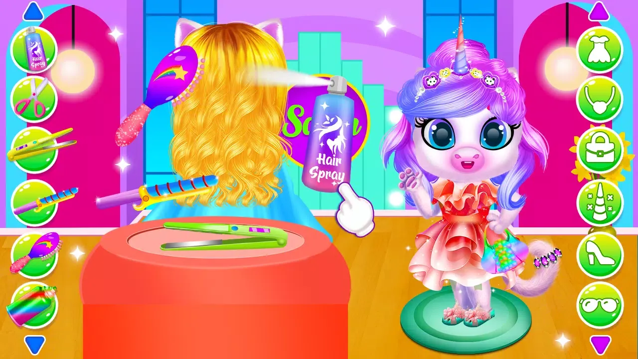 Unicorn Fashion Hair Salon Screenshots