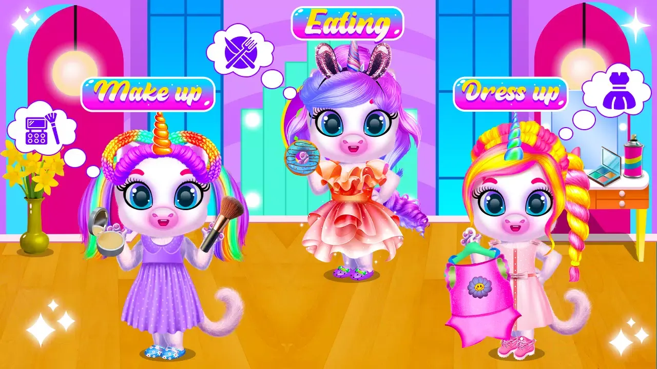 Unicorn Fashion Hair Salon Screenshots