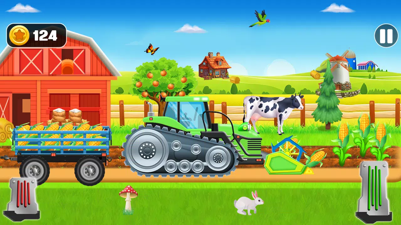 Farm Tractor Vehicles for Kids Screenshots