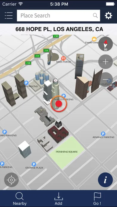 Screenshot di BringGo USA & CAN