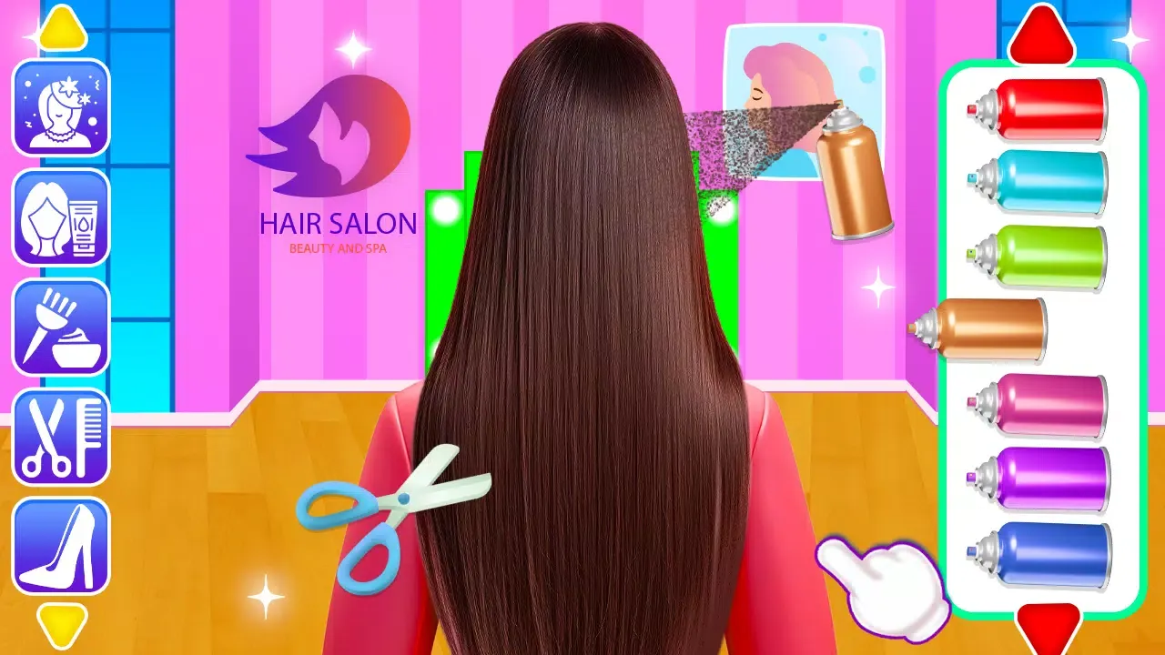 School kids Hair styles Makeup スクリーンショット