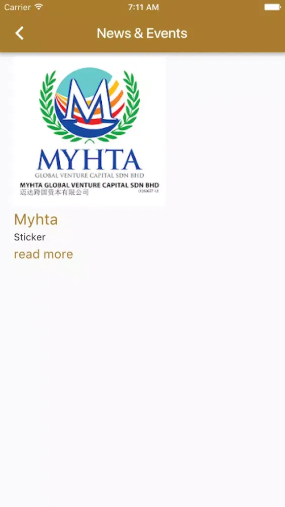Ảnh chụp màn hình của Myhta Membership