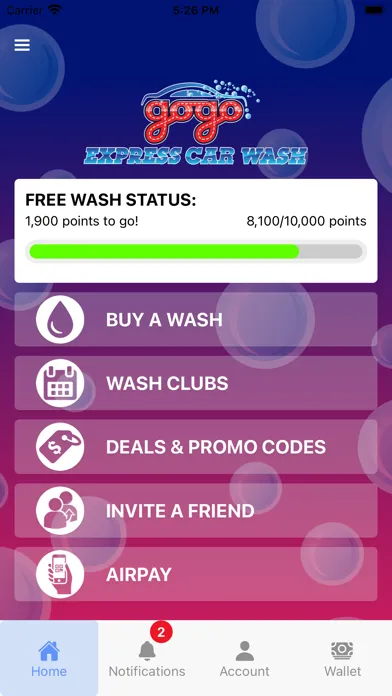 Скриншоты GoGo Express Car Wash