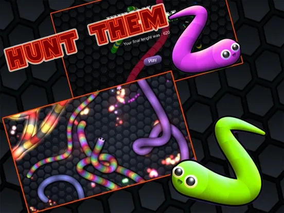 Zrzuty ekranu Anacondas Snake-I-O - Huge Slither Snake Games iPad 
