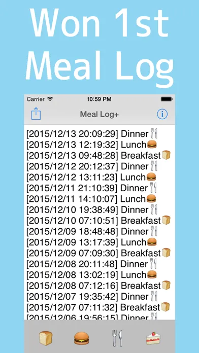 Meal Log Pro Ekran Görüntüleri