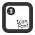 Icon Font - with tagline for Google Material Icons