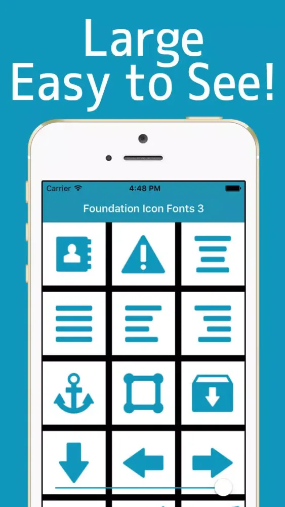 تصاویر Foundation Icon Fonts 3 Cheatsheet - Icon Font with tagline