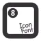 Typicons Cheatsheet - Icon Font with tagline