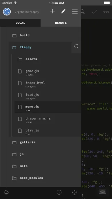 GoCoEdit - Code & Text Editor Screenshots