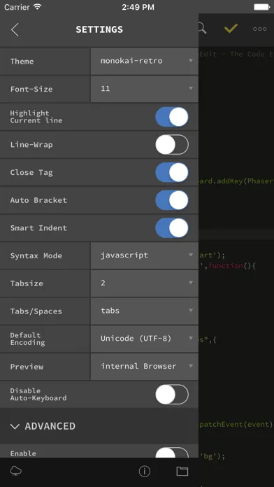 GoCoEdit - Code & Text Editor Screenshots