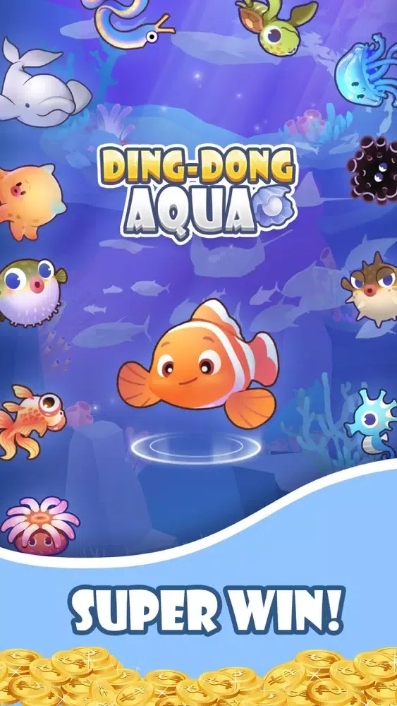 Tangkapan skrin Merge Fish - Fishdom & Win