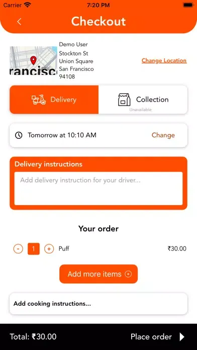 V.K. Food Screenshots