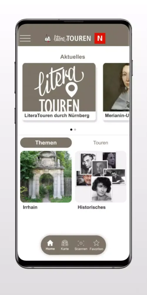Tangkapan skrin LiteraTouren Nürnberg & Region
