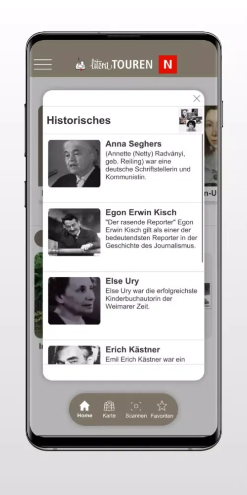 Tangkapan skrin LiteraTouren Nürnberg & Region