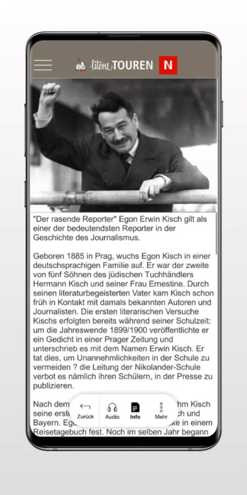 Tangkapan skrin LiteraTouren Nürnberg & Region