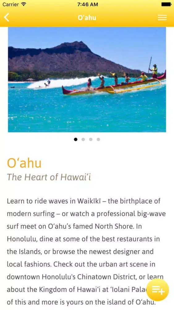 Captures d'écran de GoHawaii