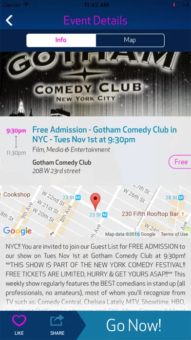 ภาพหน้าจอของ Gohilo - NYC Events Today, Right Near You