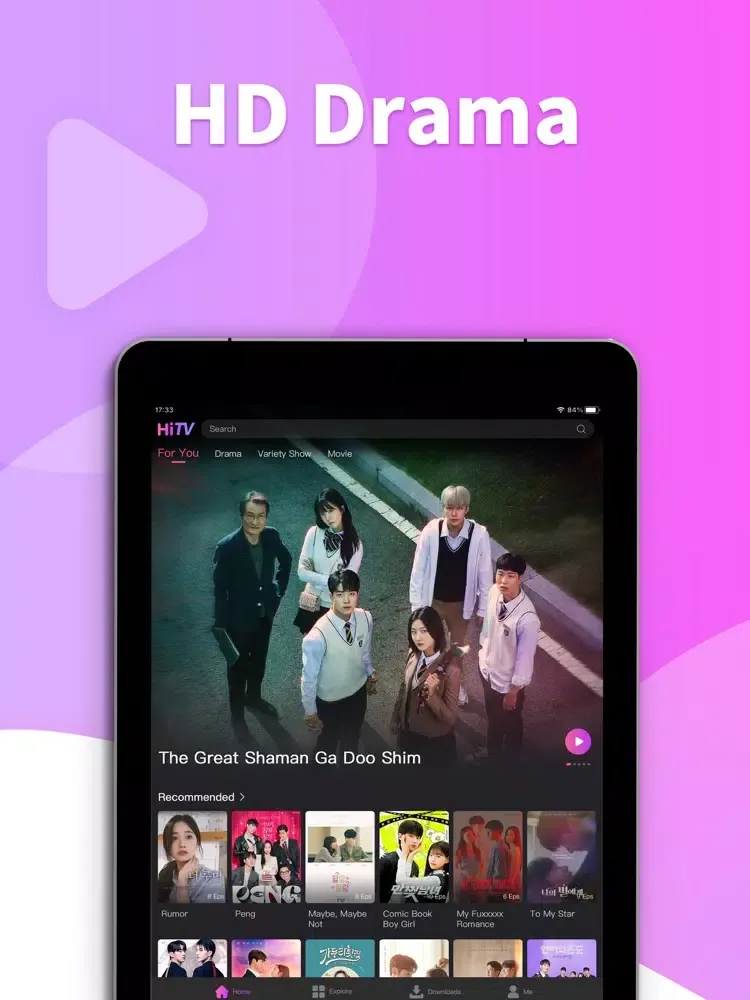 Screenshot di HiTV - HD Drama, Film, TV Show iPad 