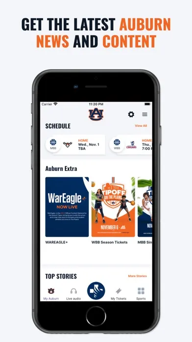 Auburn Athletics Ekran Görüntüleri