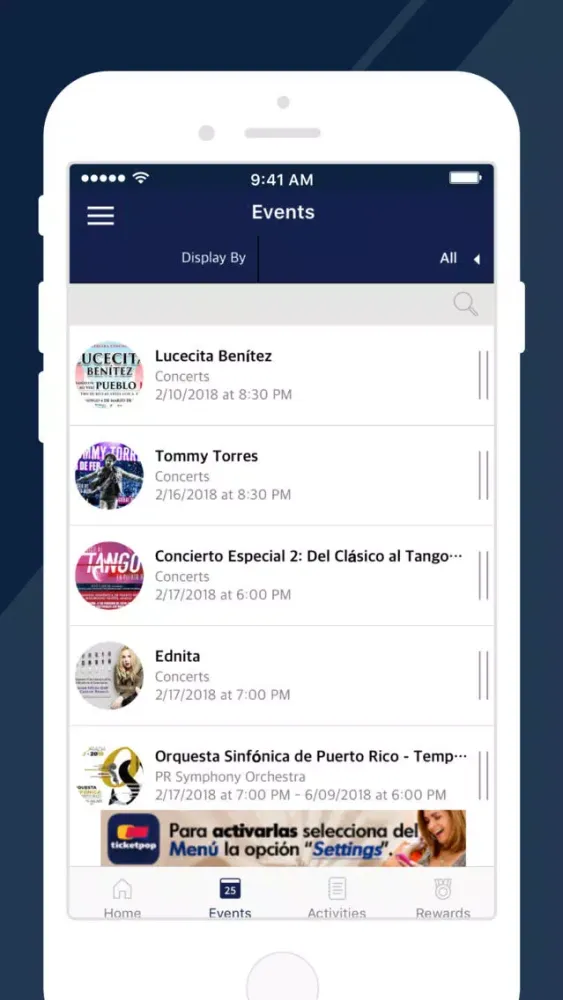 Ticketpop Screenshots