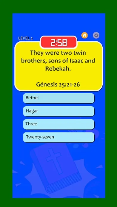 Bible Questions Quiz Screenshots