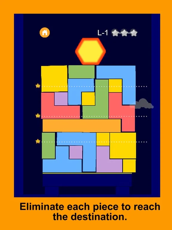 Hexagon Falling iPad 應用截圖
