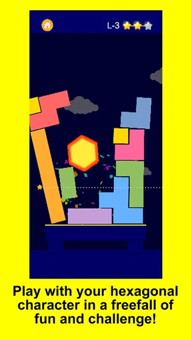 Hexagon Falling應用截圖