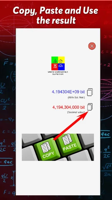 Tangkapan layar Unit Converter Superior
