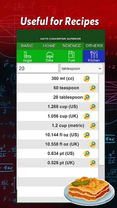 Tangkapan layar Unit Converter Superior